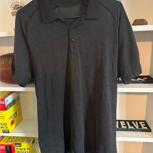lululemon athletica Men's Dark Charcoal Polo